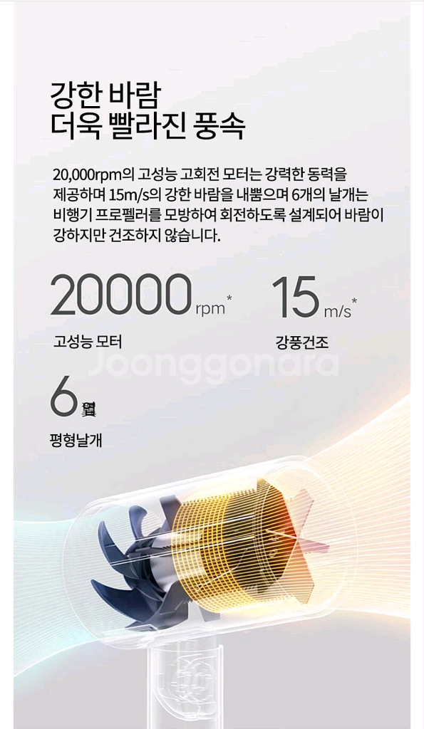 (새제품)샤오미 미지아 헤어 드라이어--4