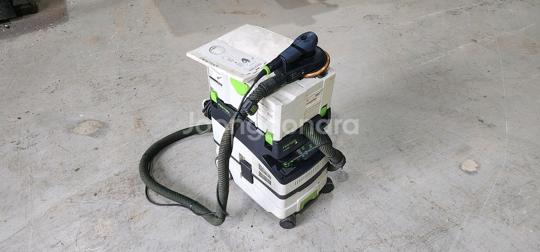 페스툴 ETS EC 150/5 EQ 샌더, 집진기 세트--2