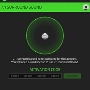 Razer 7.1 서라운드활성화키 팔아요