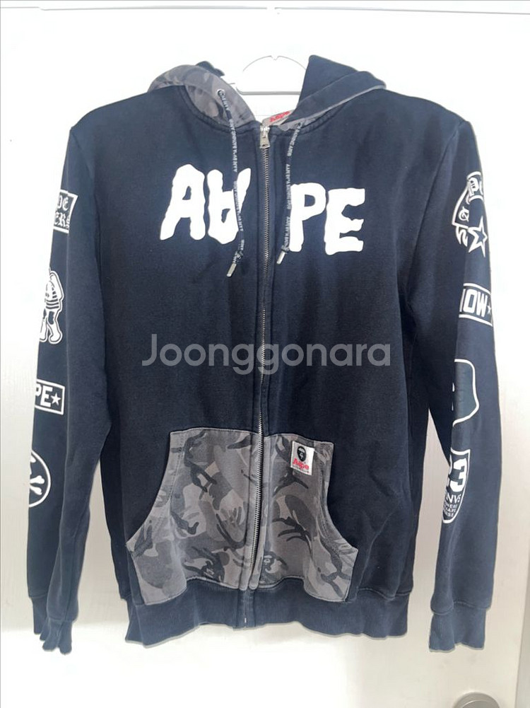 에이프 베이프 후드집업 aape bape--0