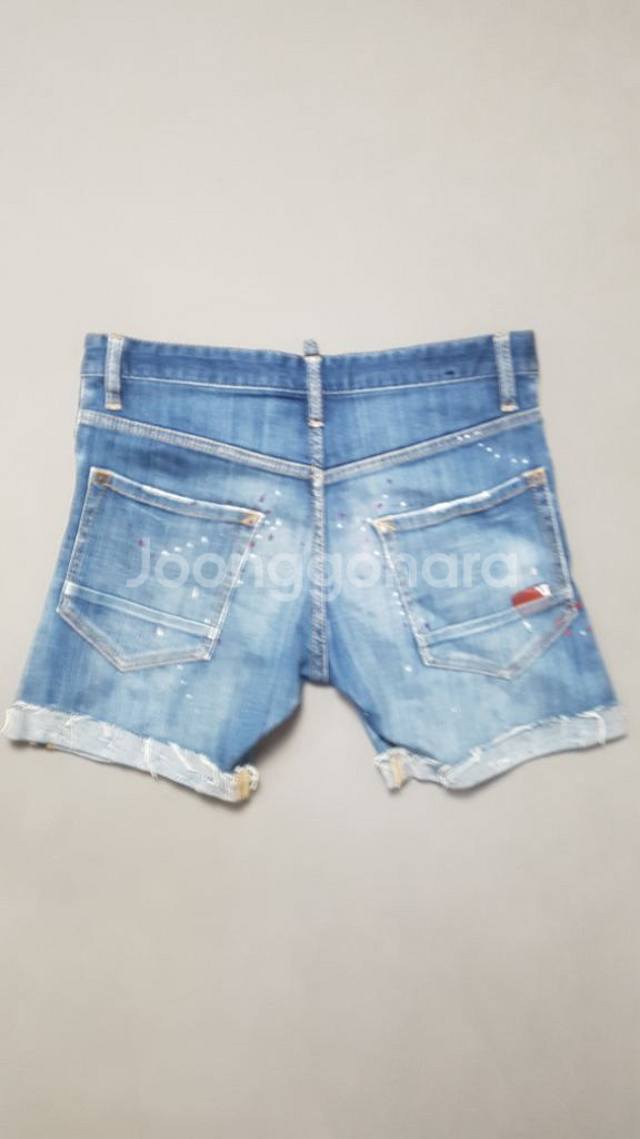 [30] 정품 디스퀘어드2 레드탭더티오일 워싱 반바지--6