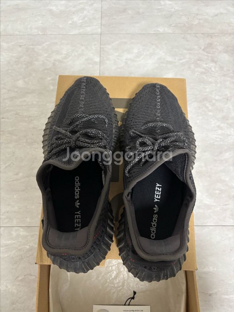 신발 아디다스 이지부스트 350v2 트리플 블랙--4