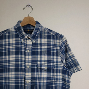 (M) POLO 폴로랄프로렌 인디고 옥스포드 체크 셔츠
