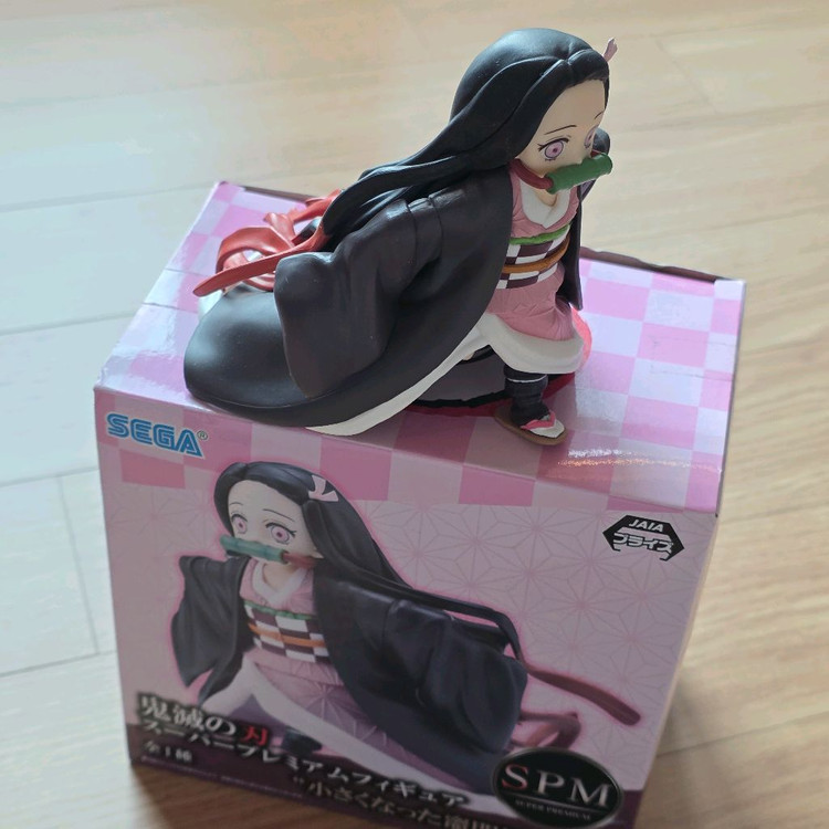 귀멸의 칼날 작아진 네즈코 피규어--2