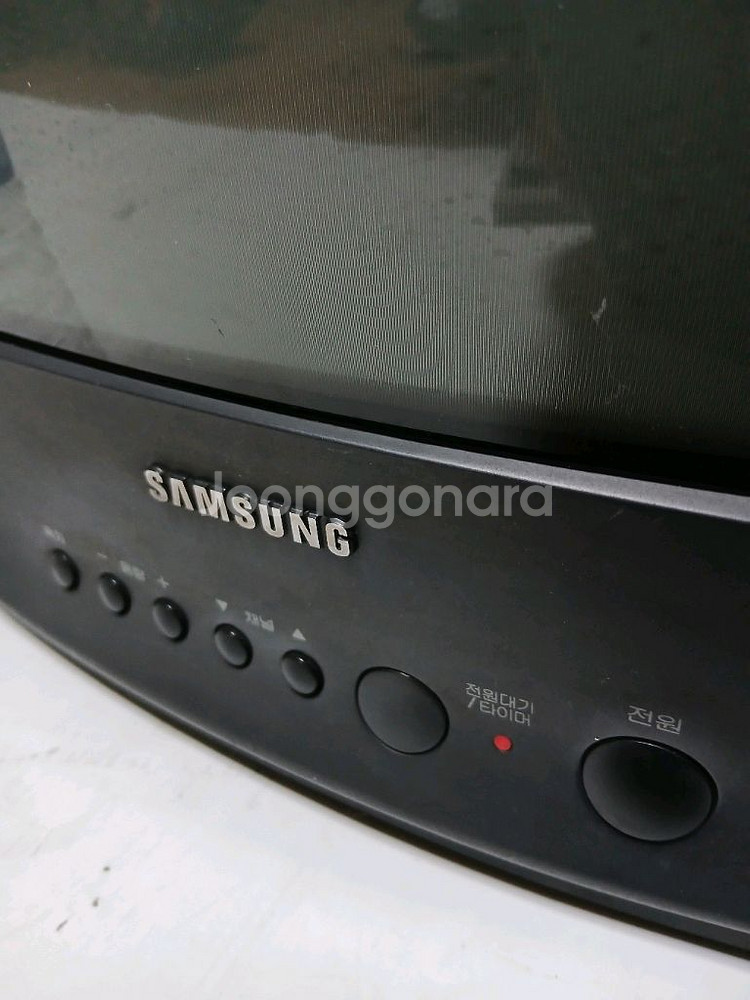 삼성 14인치 tv + 620 게임 내장 레트로 게임기--9