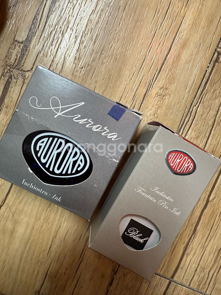 오로라 병잉크 블루 + 블랙 일괄--0