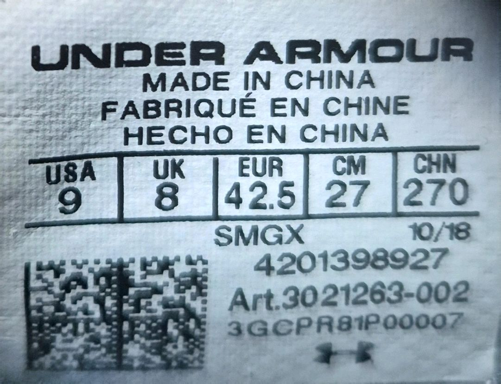 언더아머 애나토믹스 스펀 로우 농구화 이미지