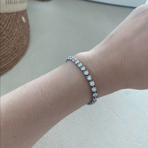 랩다이아 테니스팔찌 2부 (3.8mm)14k