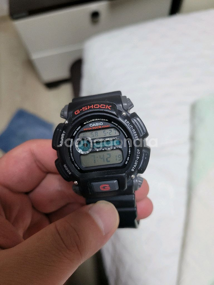 쥐샥 정품 dw-9052 군인시계 전자시계 방수시계 밴--1