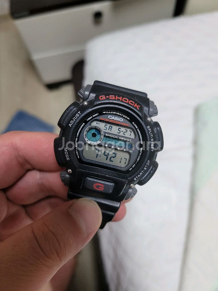 쥐샥 정품 dw-9052 군인시계 전자시계 방수시계 밴--6