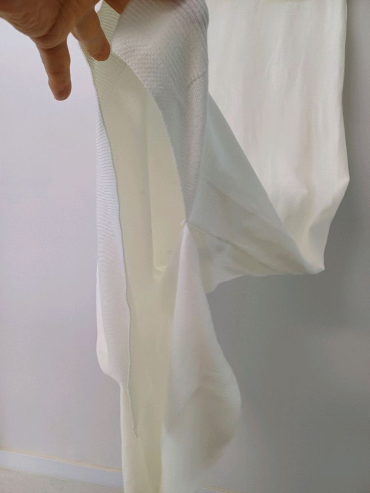 여성 칼라거펠트 봄.가을 여름니트 롱베스트(사방스판95 이미지