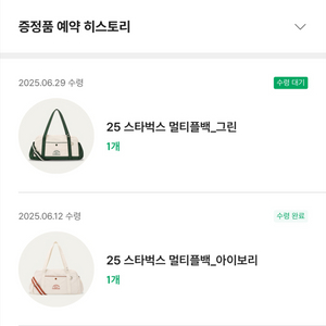 스타벅스 멀티플백