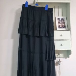 쥬시주디 플리츠 티어드 스커트
