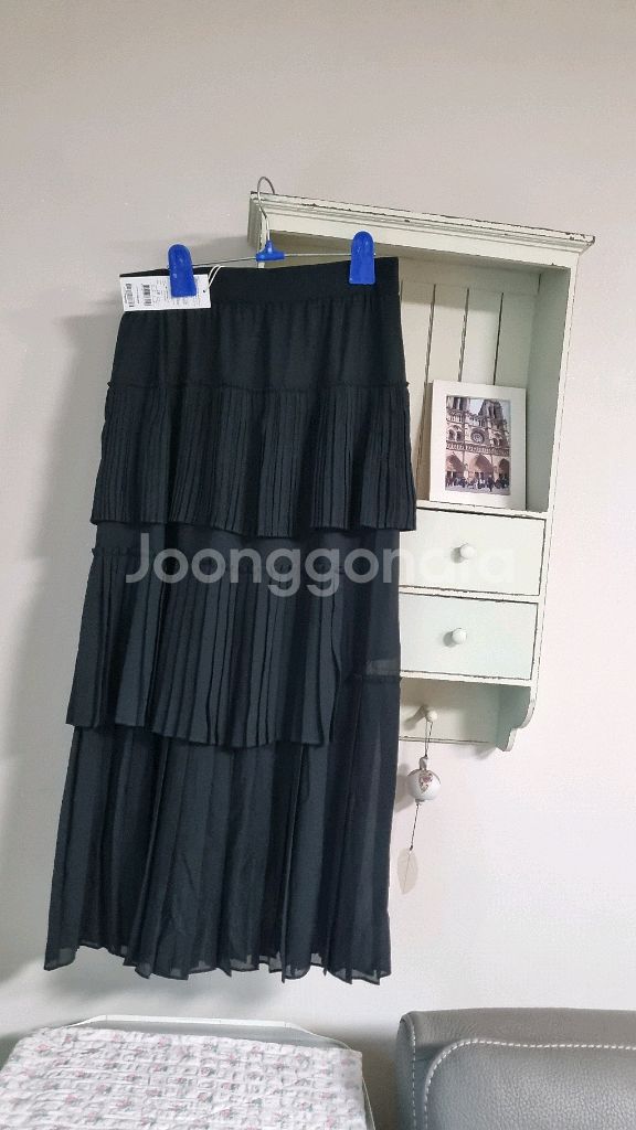 쥬시주디 플리츠 티어드 스커트--3