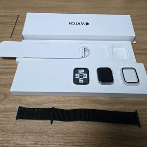 애플워치se2 40mm 실버 상태A급