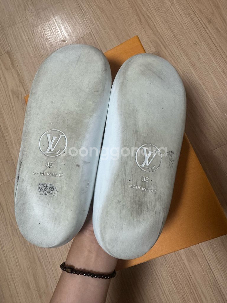 루이비통 젤리 슬리퍼 36 230 235--3