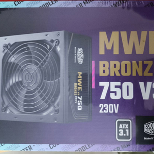 쿨러마스터 MWE Bronze 750W V3 팝니다