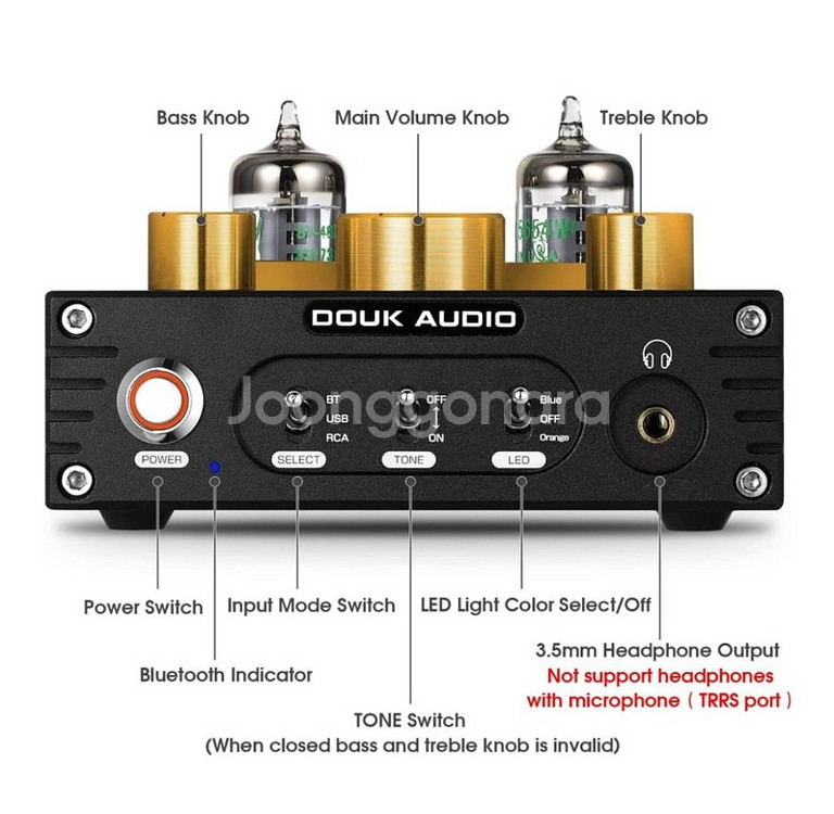 Douk Audio P1 진공관 블루투스 리시버--7