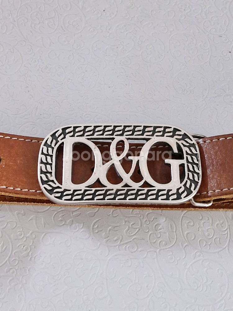 D&G 통가죽벨트--1
