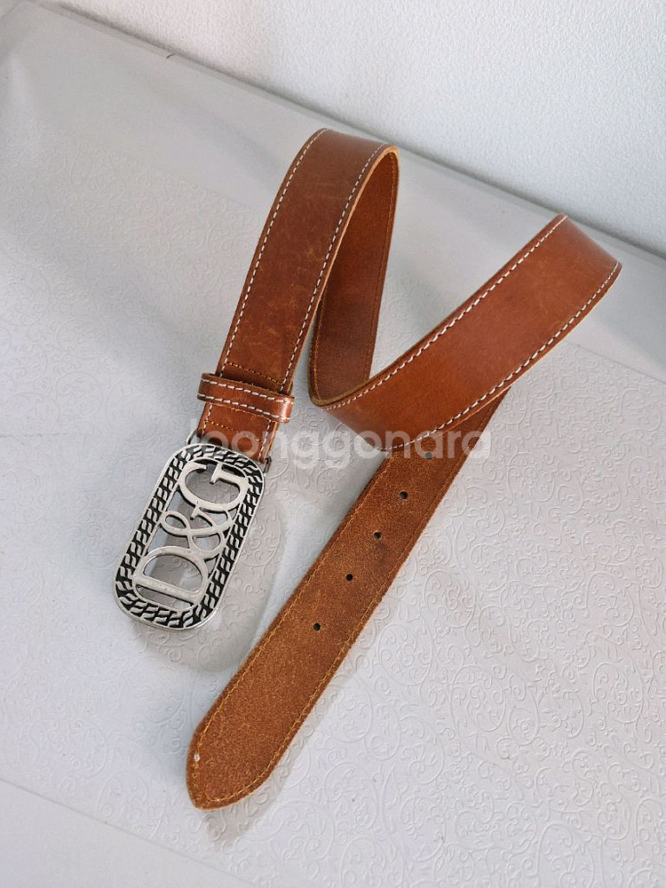 D&G 통가죽벨트--3