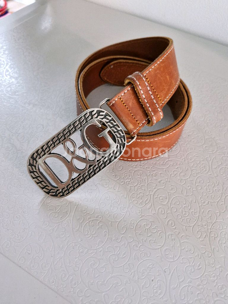 D&G 통가죽벨트--5