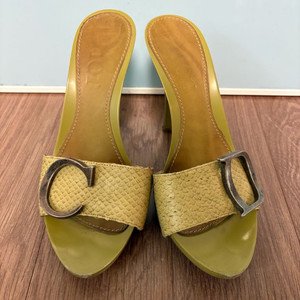 디올 힐 뮬 빈티지 225 정품 10cm