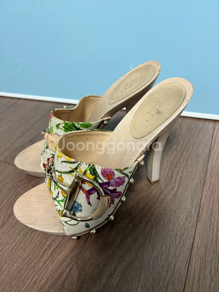 구찌 플로럴 뮬 슬리퍼 230-235 추천 12cm--1