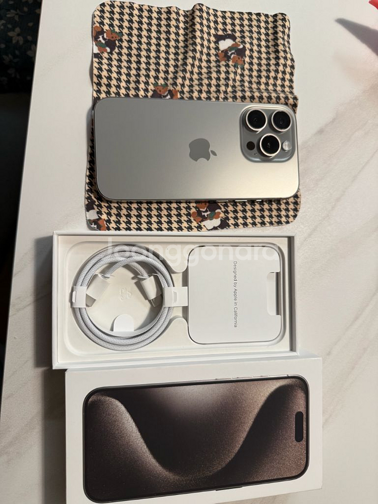 아이폰 15프로 512g 내츄럴 카메라 무음--0