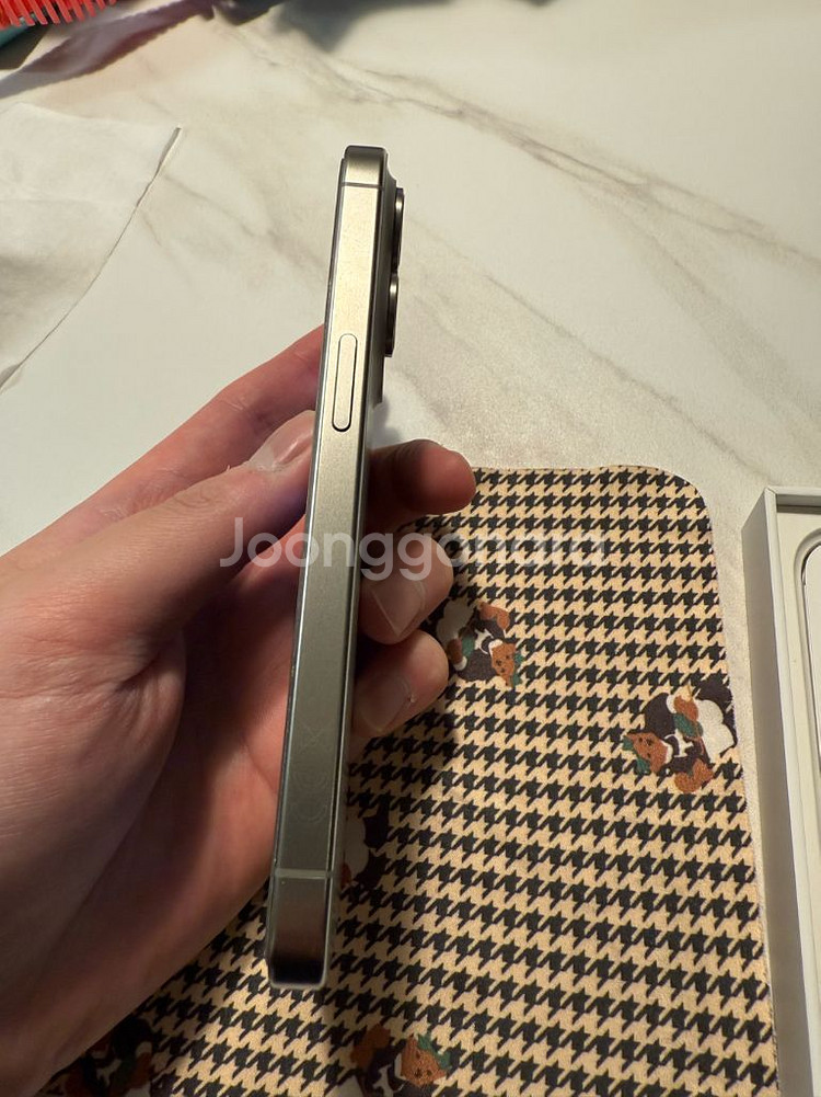 아이폰 15프로 512g 내츄럴 카메라 무음--5