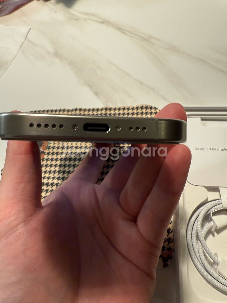 아이폰 15프로 512g 내츄럴 카메라 무음--6