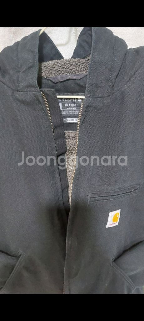 칼하트 덕 워시드 셰르파 자켓 J141 s 95사이즈--1