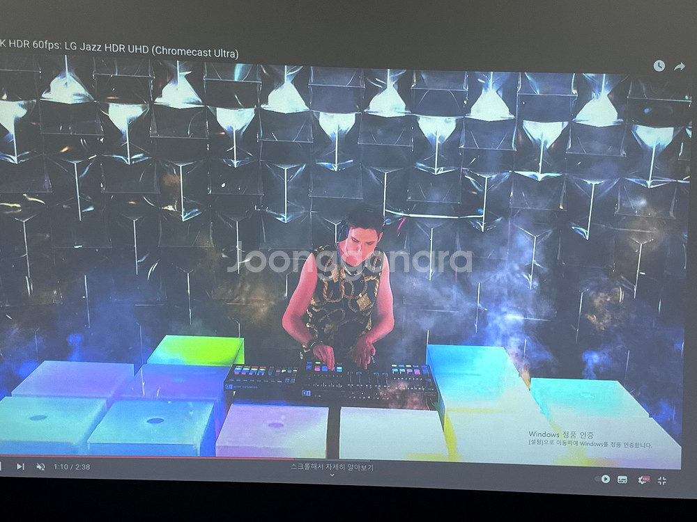 19만 NEC NP-P554U 단초점 5400안시 풀H--3