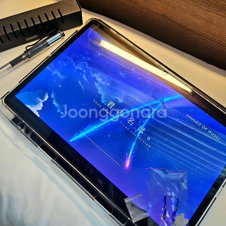 갤럭시탭 s7플러스+라미S펜+케이스+정품 펜촉3개--0