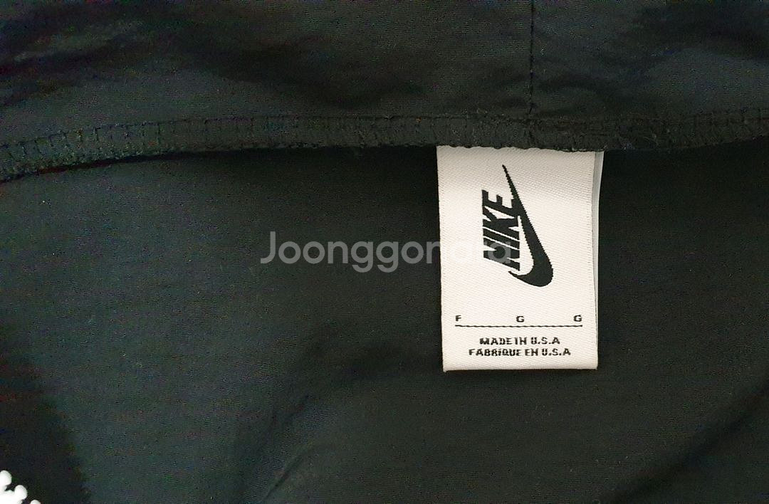 나이키 나일론후드 하프집업. L-100--2