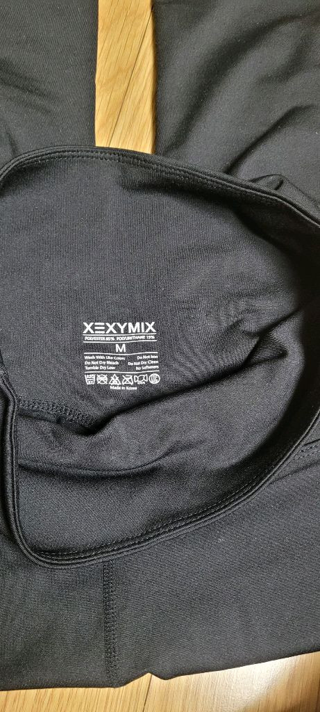 젝시믹스 블랙 레깅스 M 사이즈 5부바지--2