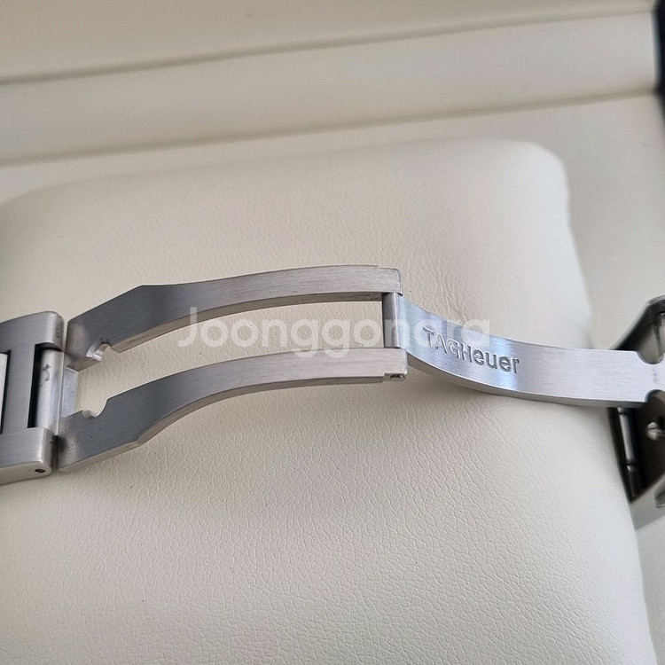 태그호이어 아쿠아레이서 크로노 쿼츠 검판 43mm--6