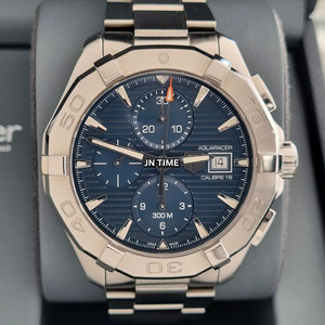 태그호이어 아쿠아레이서 크로노 청판 43mm
