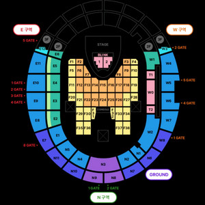 삽니다!!!제발블랙핑크 콘서트 티켓 연석 토요일 7/5