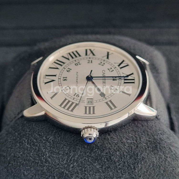 까르띠에 구형 롱드솔로 XL 42mm 오토(2020년)--4