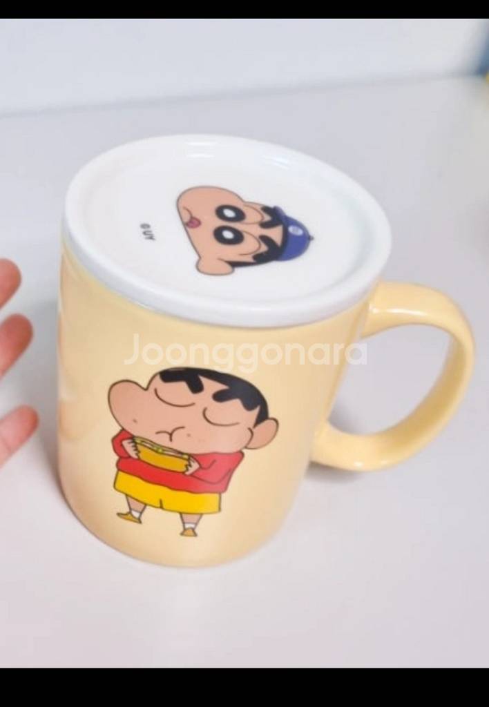 (미개봉새상품)짱구/흰둥이 빽다방 머그컵세트--7