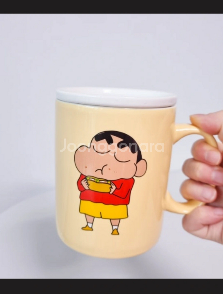 (미개봉새상품)짱구/흰둥이 빽다방 머그컵세트--6