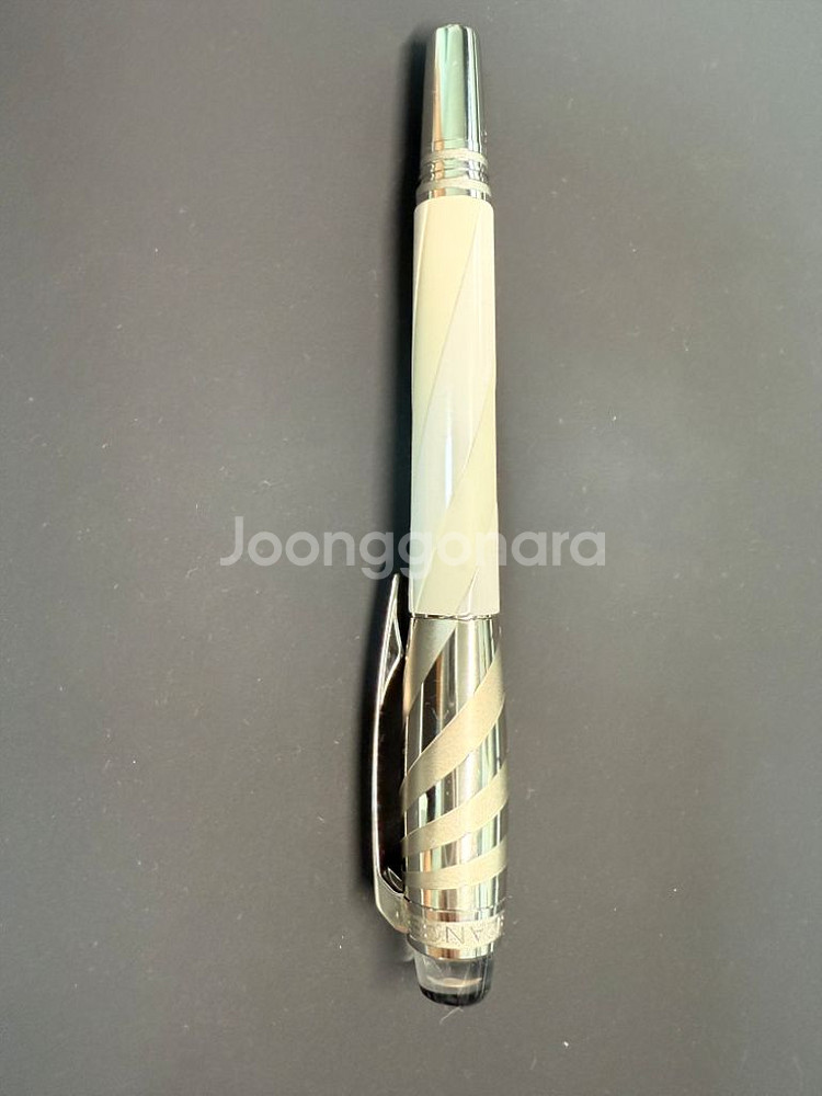 몽블랑 스타워커 세라믹듀에 화이트 수성펜 희귀템+케이스--0