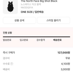 노스페이스 빅샷