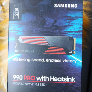 삼성 m.2 990pro 2tb heatsink미개봉