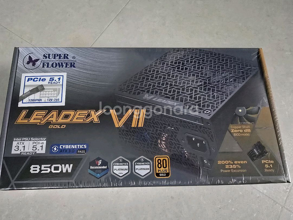 슈퍼플라워 LEADEX VII 골드 화이트색상 850w--0