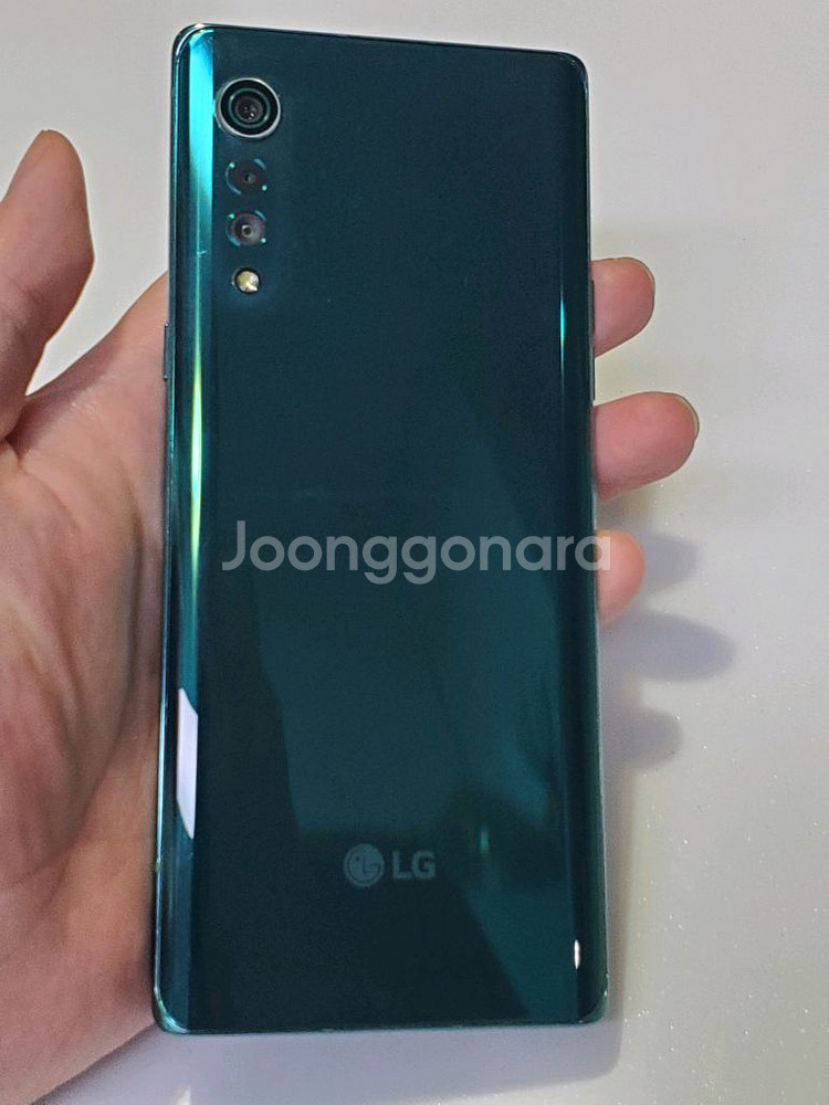LG 벨벳폰 그린 7만 정상해지--1