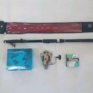 (택포)카본원투낚시대비도3.6m+5000번릴+릴줄,장어