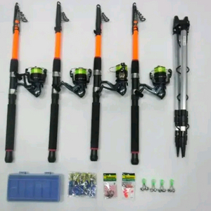 원투대3.4m5대+릴5대+받침대+테클박스,소품세트