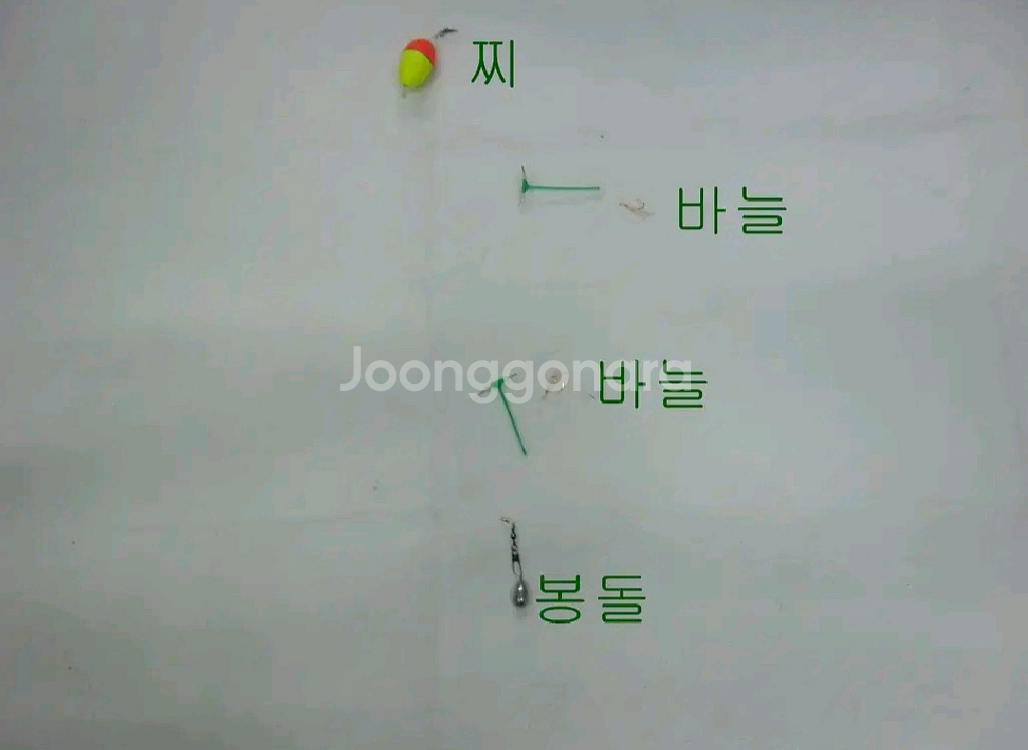 원투릴낚시대3.4m 2대+릴2대+묶음추,원투찌채비--9