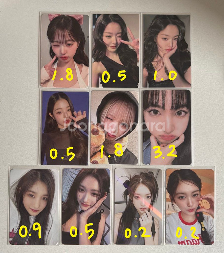 아이브 포카 양도판매 합니다 원영리즈이서가을레이유진사웨--0